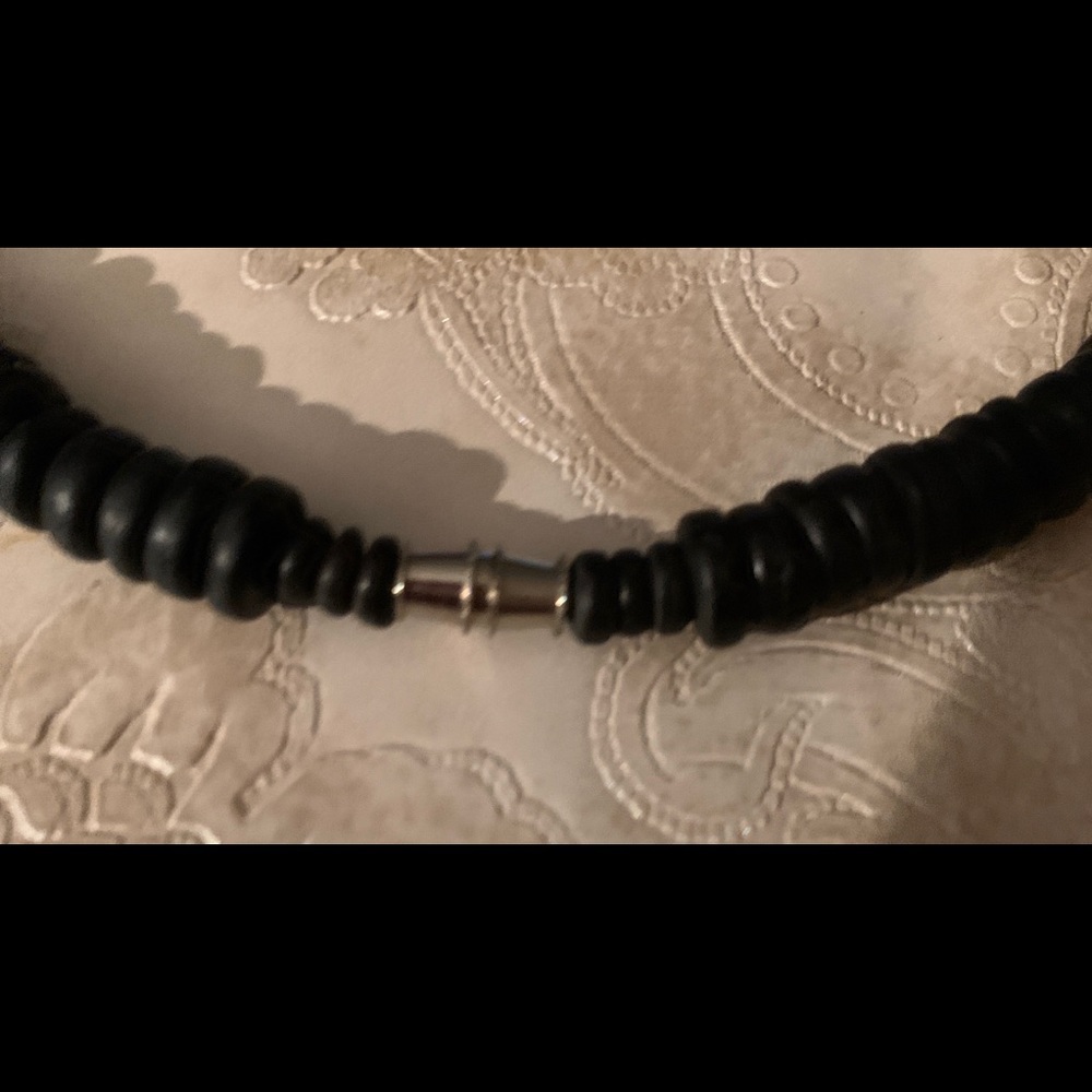 Shell Necklace Purple Yellow - Picture 7 of 8